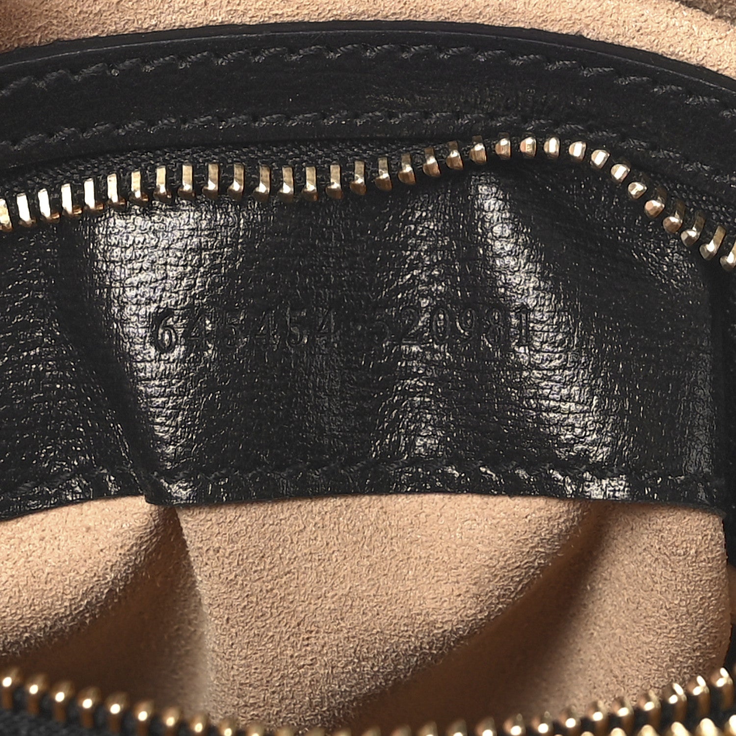 Gucci Textured Calfskin Small Horsebit 1955 Shoulder Bag Black 7 of 10