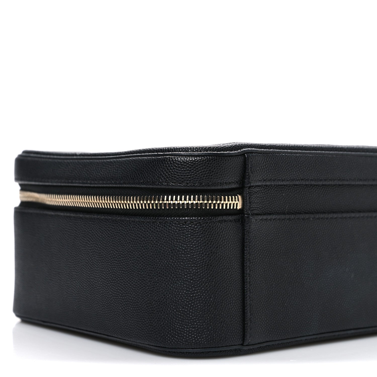 Chanel Caviar Quilted Large CC Filigree Vanity Case Black 10 of 12