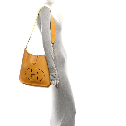 Hermes Courchevel Evelyne GM Jaune 2 of 10
