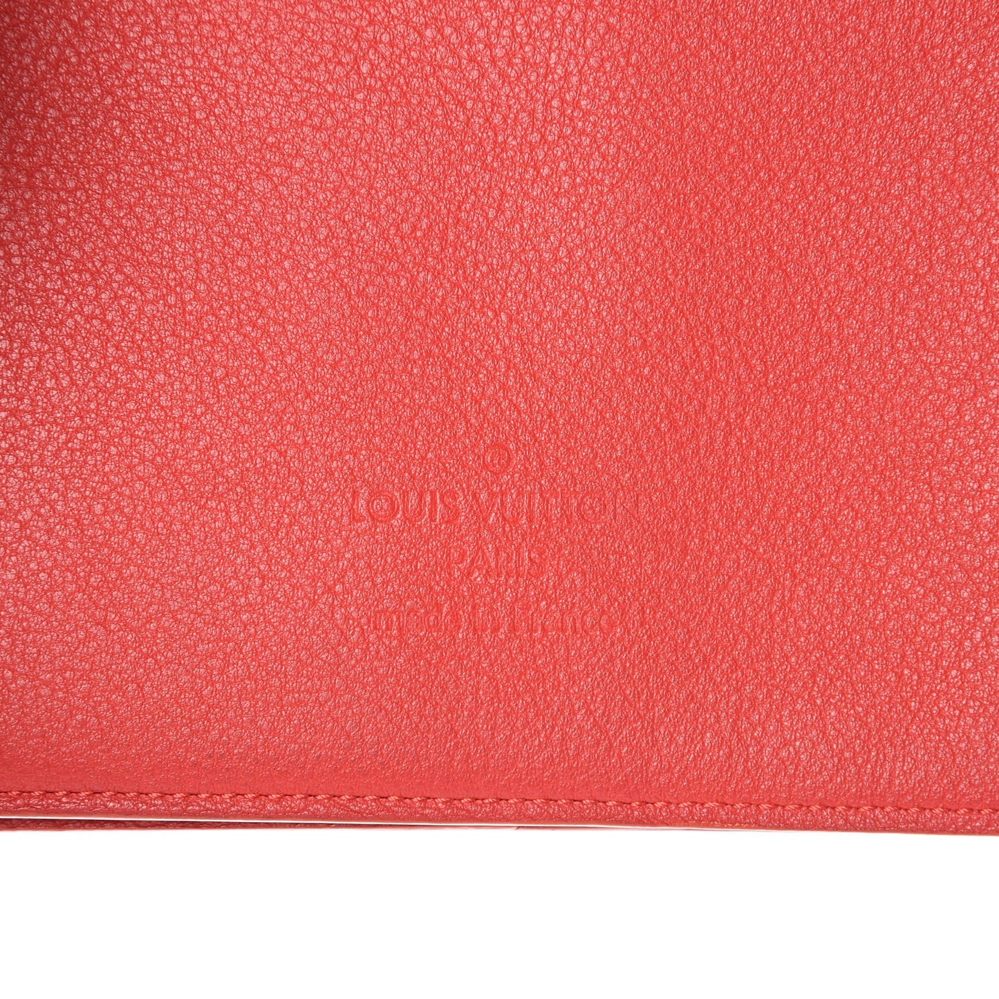 Calfskin Notebook Cover MM Rouge Orange