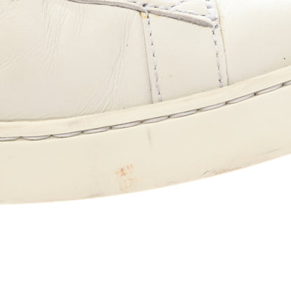Gucci Calfskin Web Bee Embroidered Womens Ace Sneakers 38 White Green 11 of 18