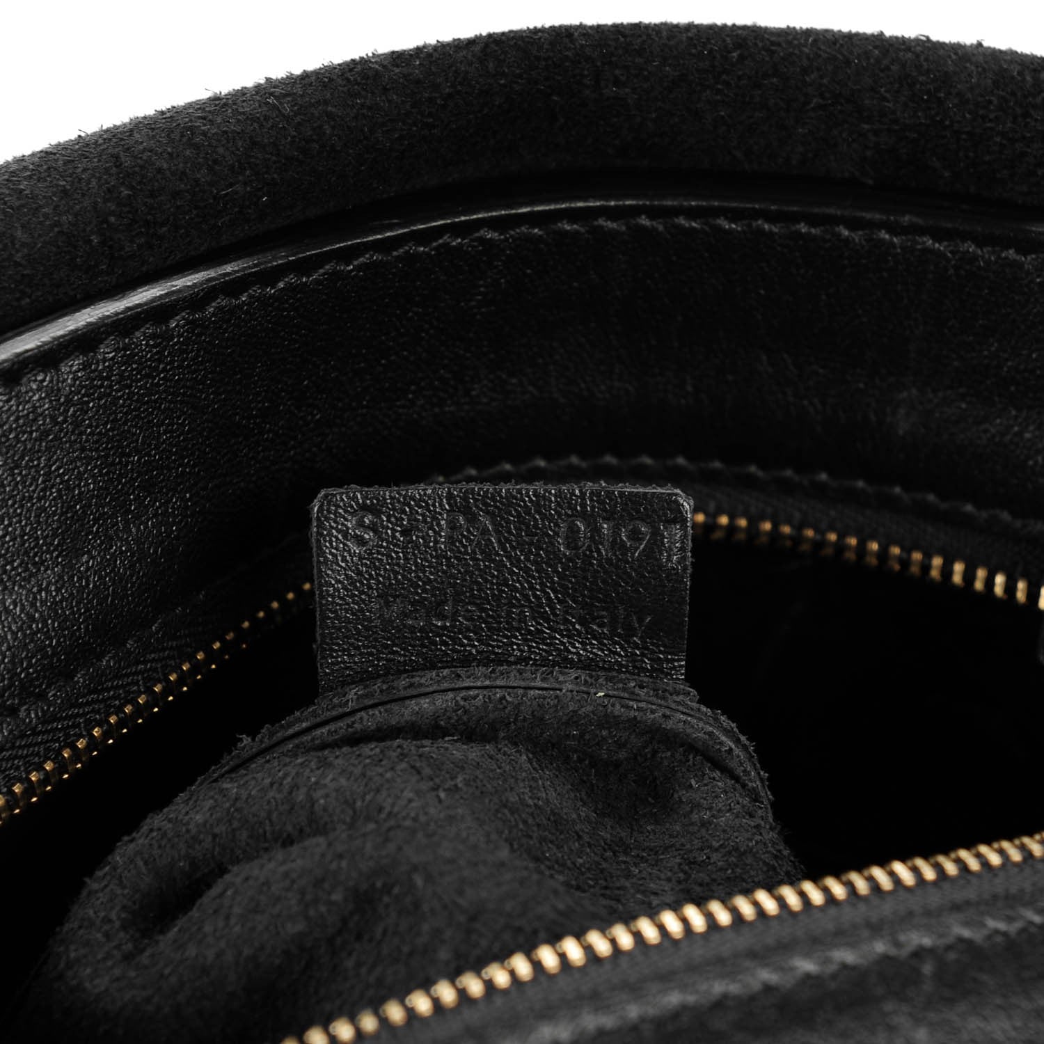 Celine Lambskin Horizontal Cabas Black 7 of 8