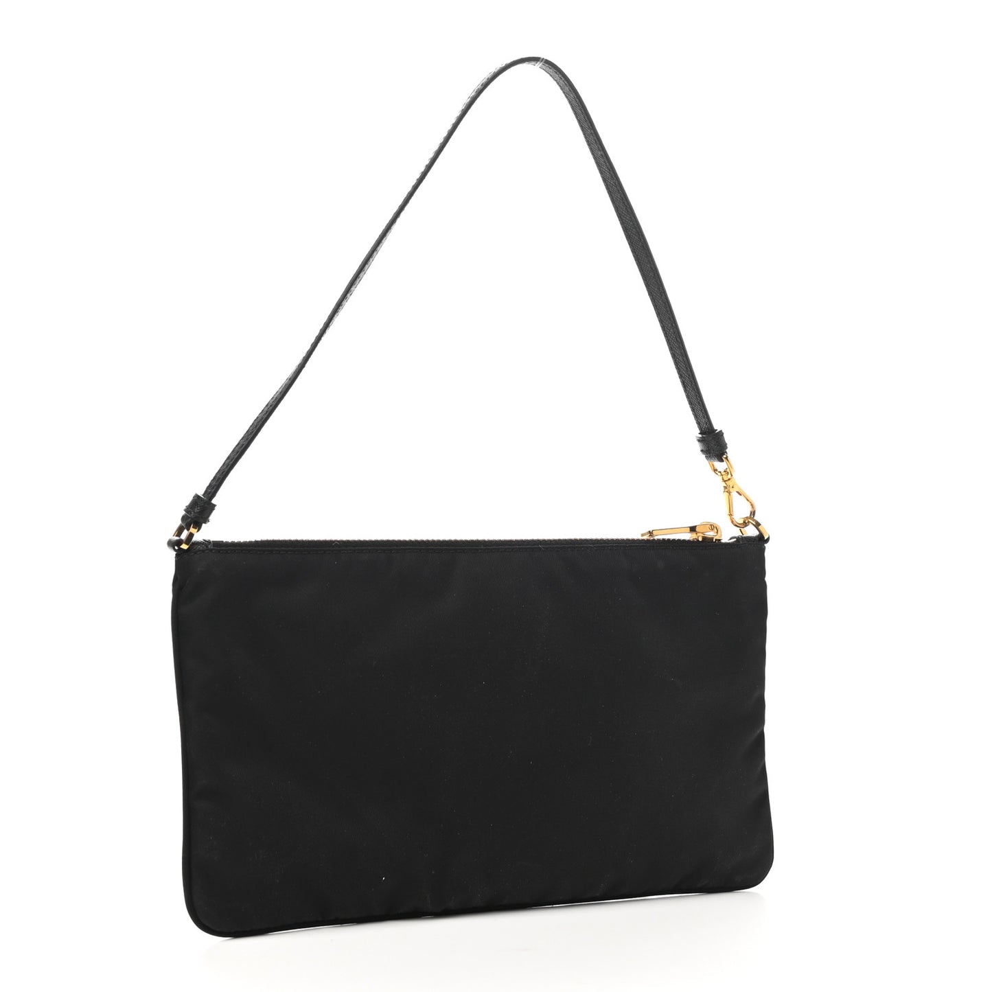 Tessuto Nylon Pochette Bag Black