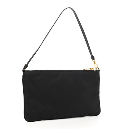 Prada Tessuto Nylon Pochette Bag Black 3 of 7