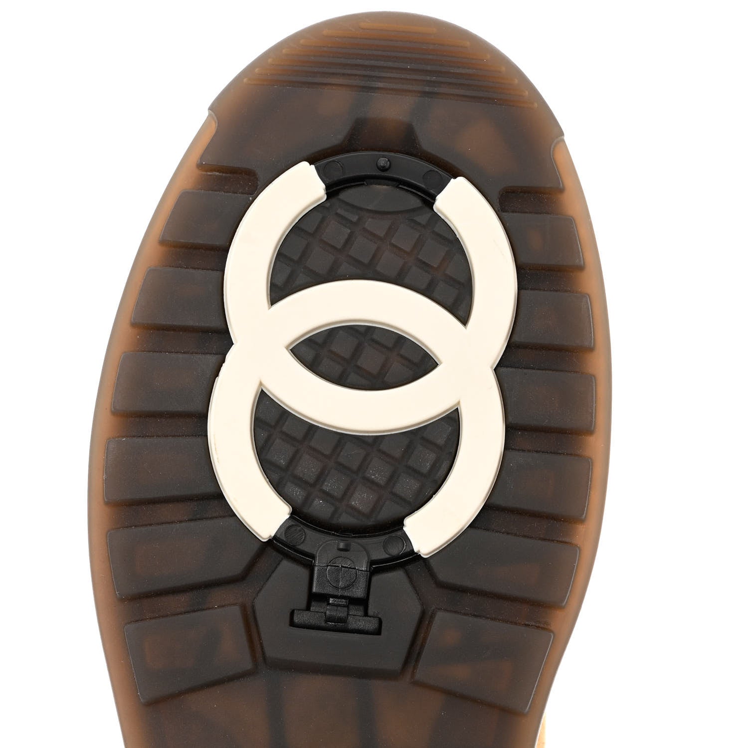 Chanel Suede Lace Up Snow Boots 36.5 Brown 9 of 9