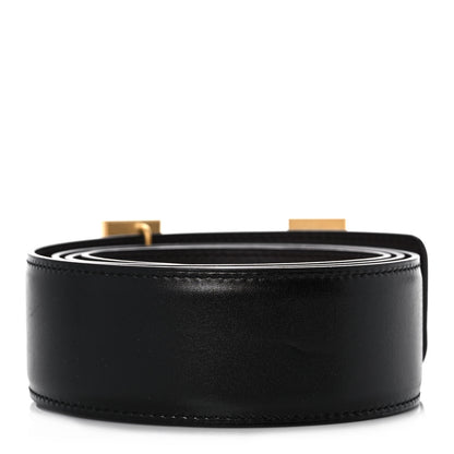 Hermes Box Tadelakt 42mm Constance 2 H Belt 100 Black Chocolate 2 of 5