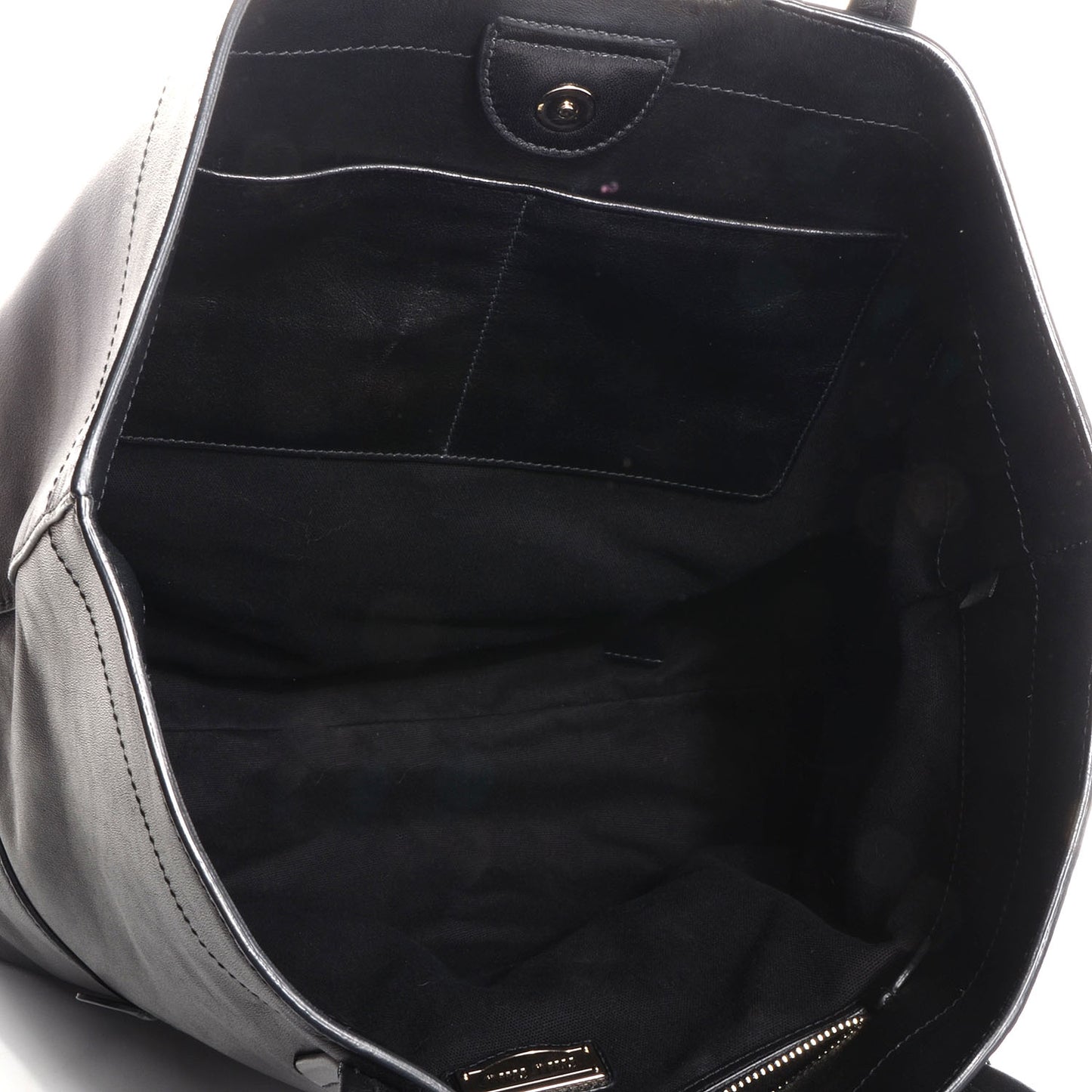 Vitello Soft Calf Shopping Tote Nero Black