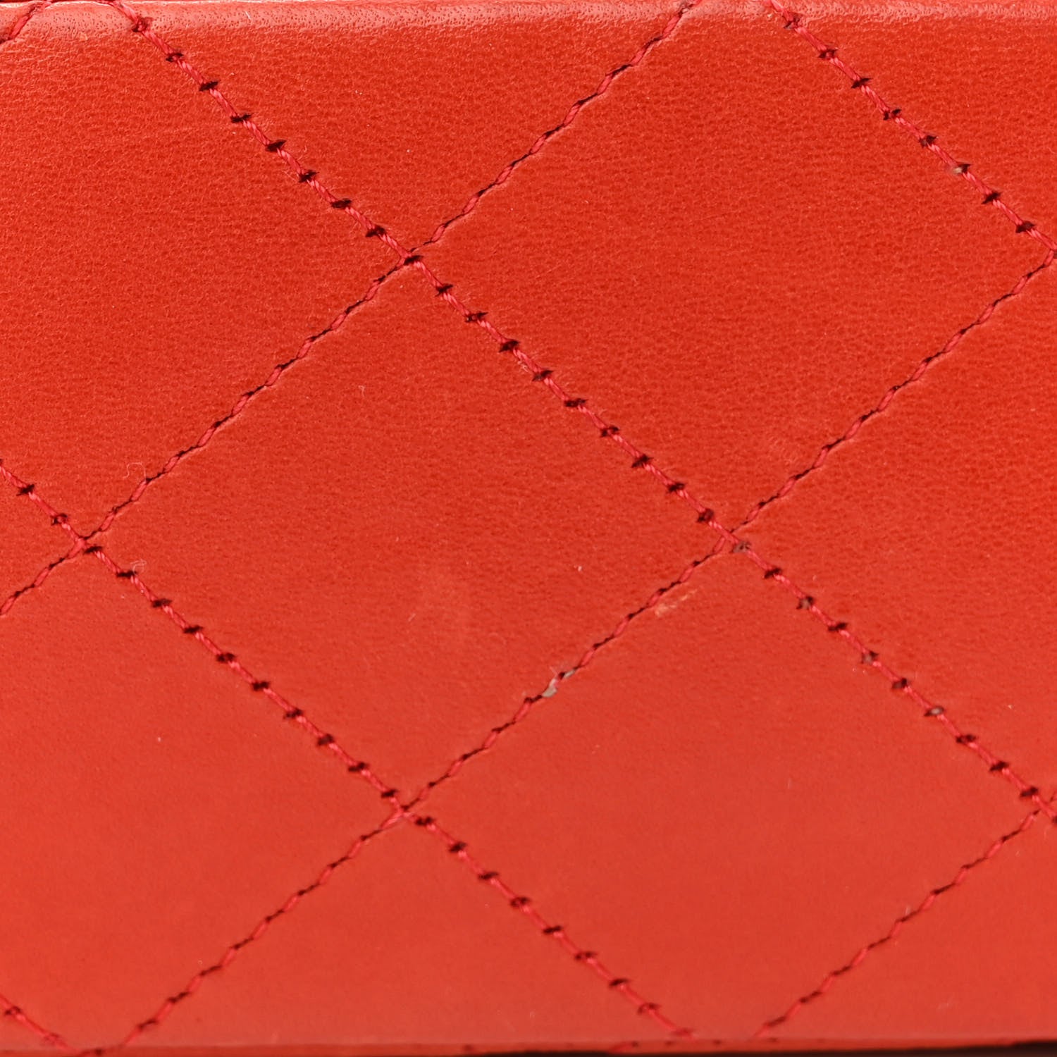 Chanel Lambskin Quilted Medium Double Flap Red 14 of 14