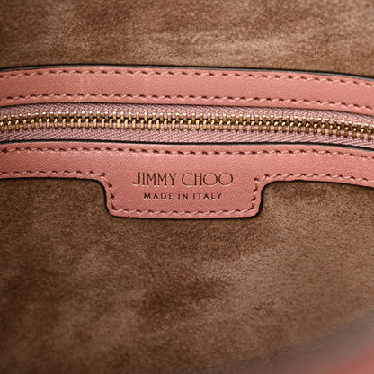 Jimmy Choo Calfskin Madeline Bucket Bag Blush 6 of 12