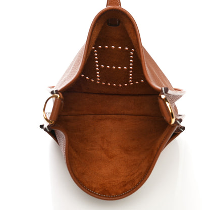 Hermes Taurillon Clemence Evelyne III PM Gold 5 of 10