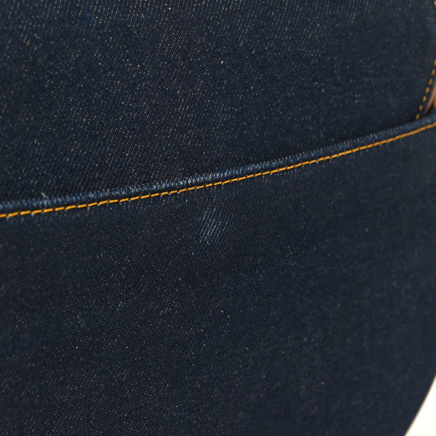 Denim Calfskin Saddle Bag Blue