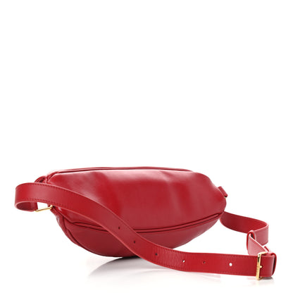 Celine Calfskin Quilted C Charm Belt Bag Red 2 of 8