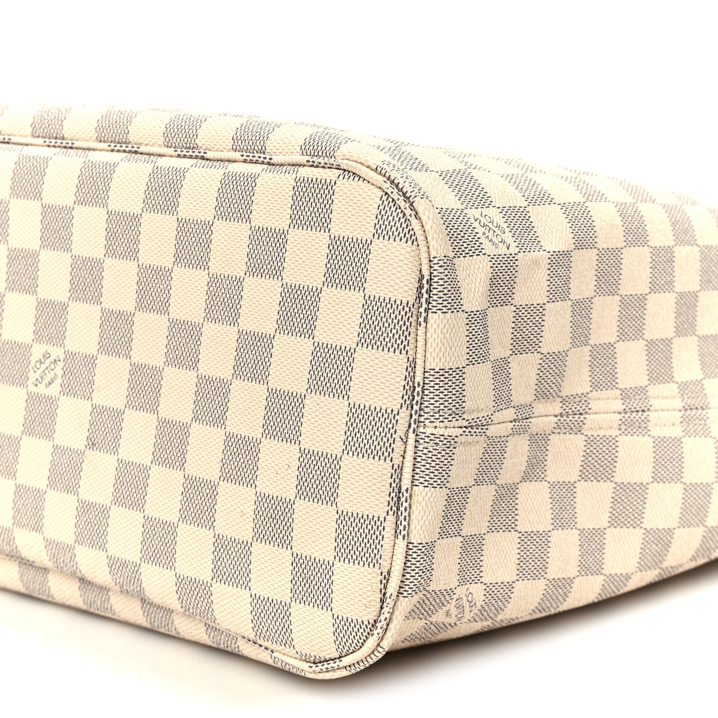 Damier Azur Neo Neverfull MM Rose Ballerine