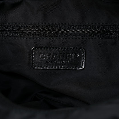 Chanel Nylon Travel Bowler Black 6 of 12