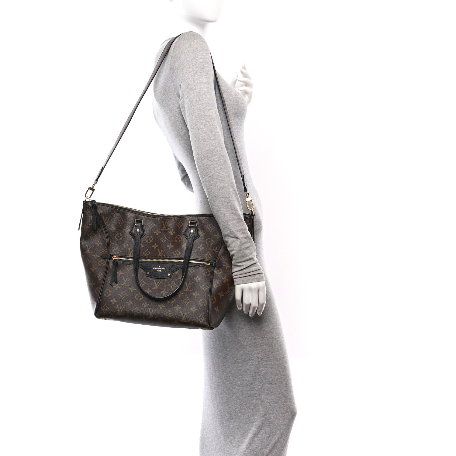 Louis Vuitton Monogram Tournelle MM Black 2 of 9