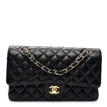 Chanel Caviar Quilted Medium Double Flap Black 1 of 11