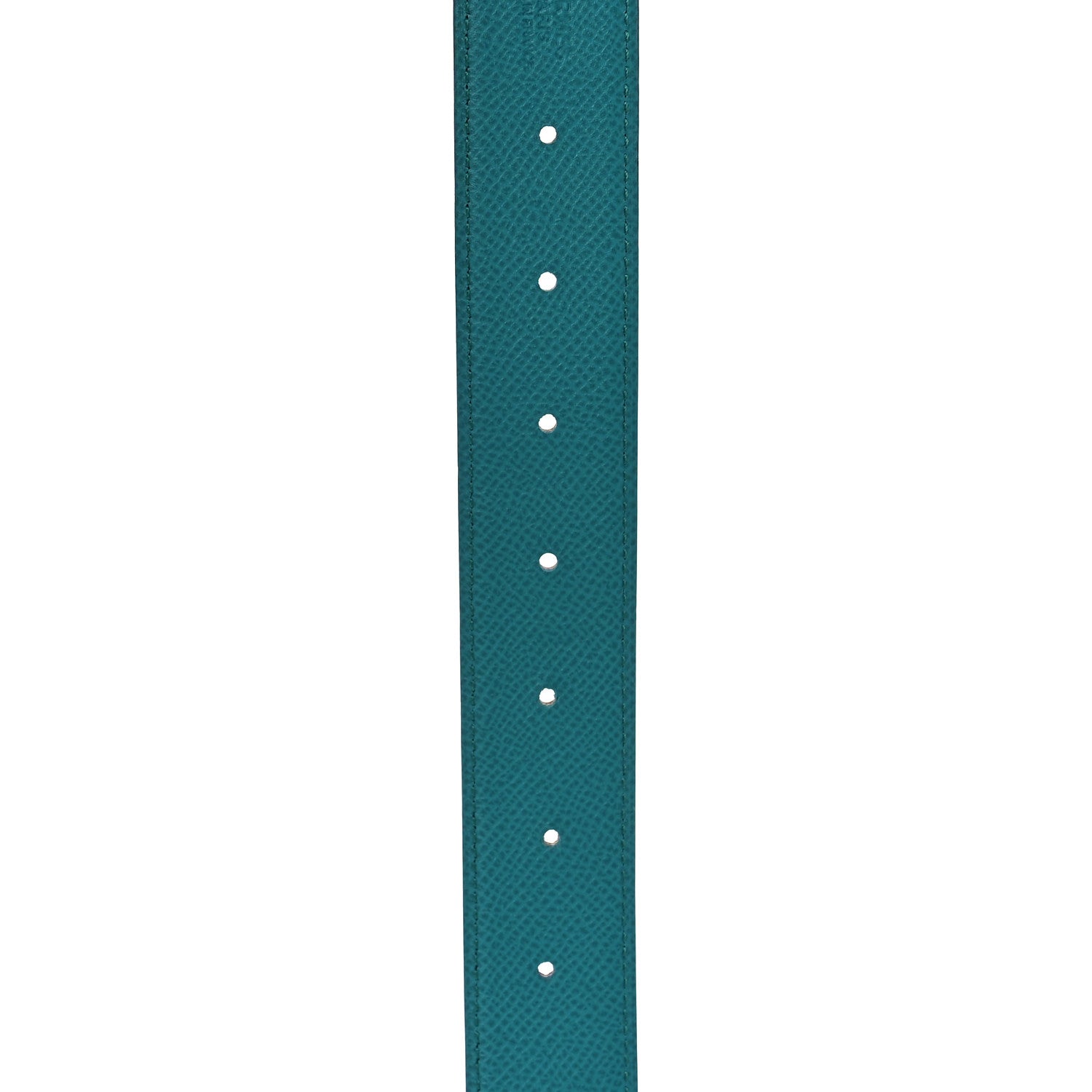 Hermes Epsom Swift 32mm Belt Strap 85 34 Bleu Paon Gold 5 of 8