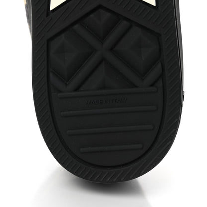 Christian Dior Cotton Mizza Embroidered Walk'N'Dior Low Top Sneakers 38 Natural Black 8 of 8