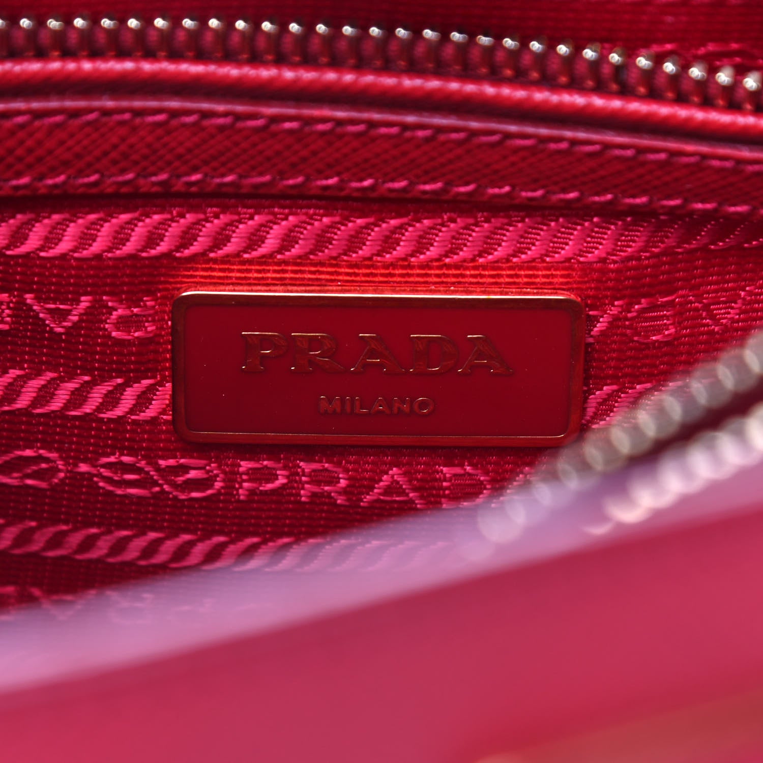 Prada Saffiano Lux Medium Tote Fuoco 5 of 19