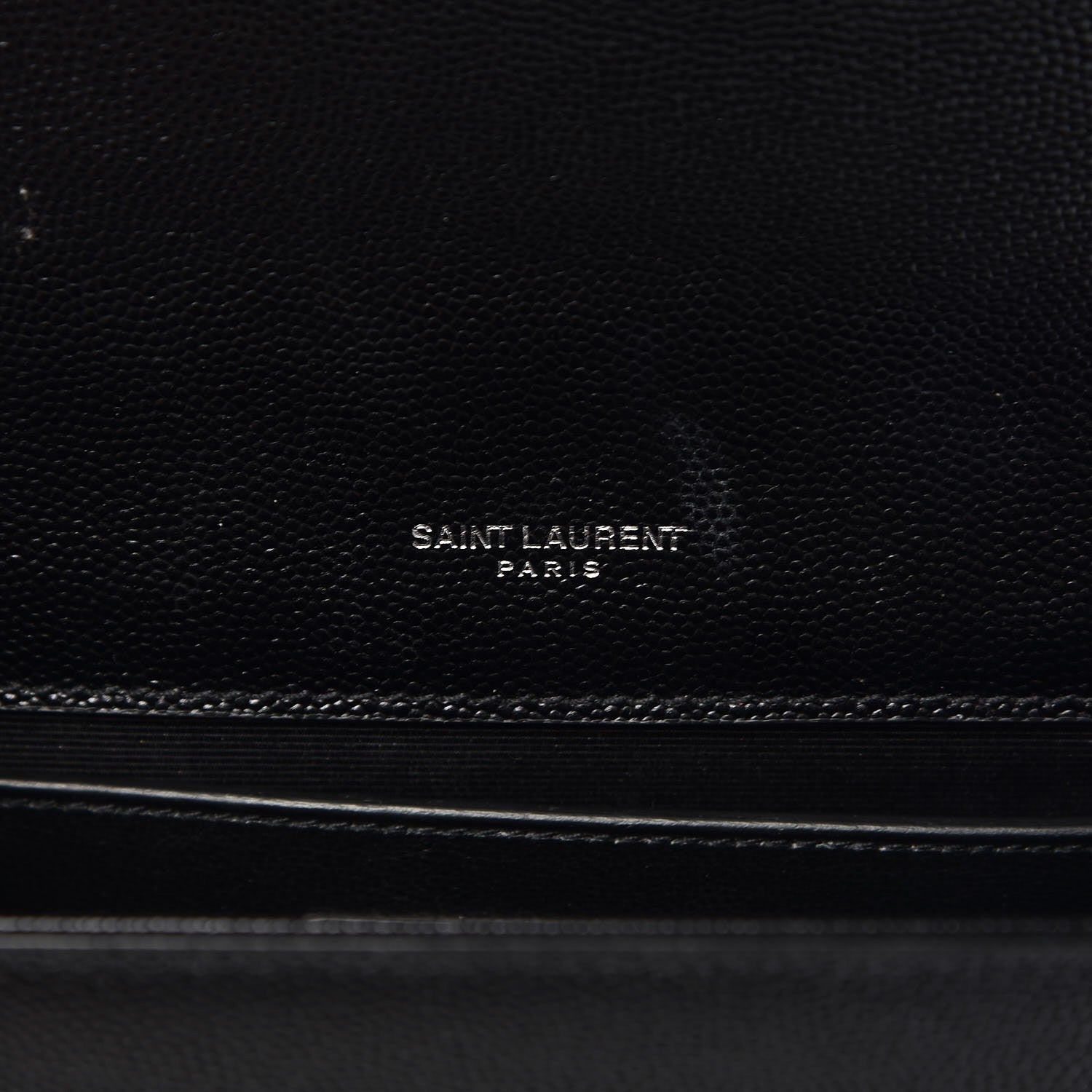 Saint Laurent Grain De Poudre Small Monogram Kate Satchel Black 6 of 8