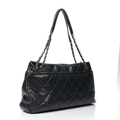 Chanel Caviar Quilted Timeless CC Soft Tote Black 2 of 9