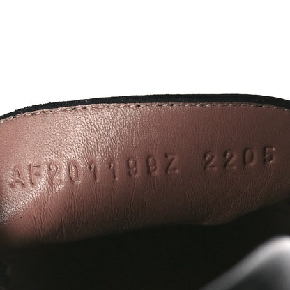 Hermes Goatskin Womens Paris Loafers 38.5 Black 8 of 8