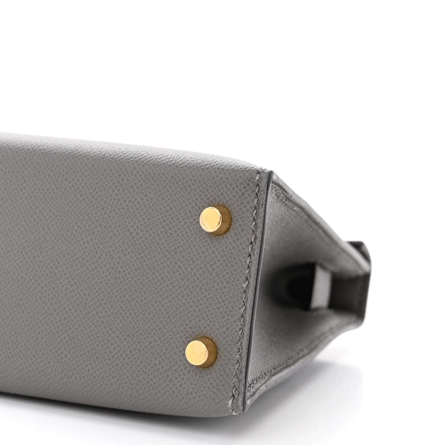 Madame Calfskin Mini Kelly Sellier 20 Gris Meyer