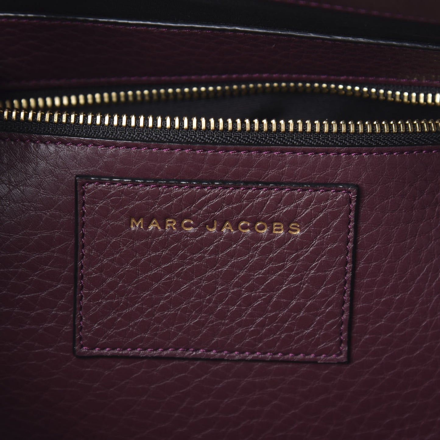 Textured Calfskin Medium Incognito Satchel Burgundy