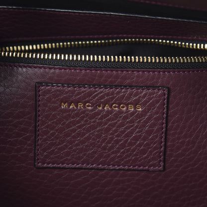 Marc Jacobs Textured Calfskin Medium Incognito Satchel Burgundy 6 of 12