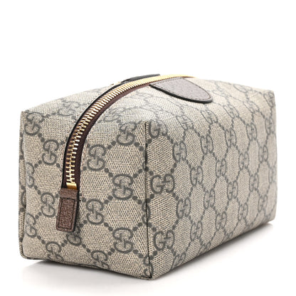 Gucci Soft GG Supreme Monogram Calfskin Medium Ophidia Cosmetic Case Beige Ebony New Acero 3 of 10