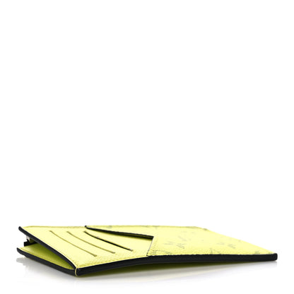Louis Vuitton Monogram Taiga Coin Card Holder Yellow 4 of 7