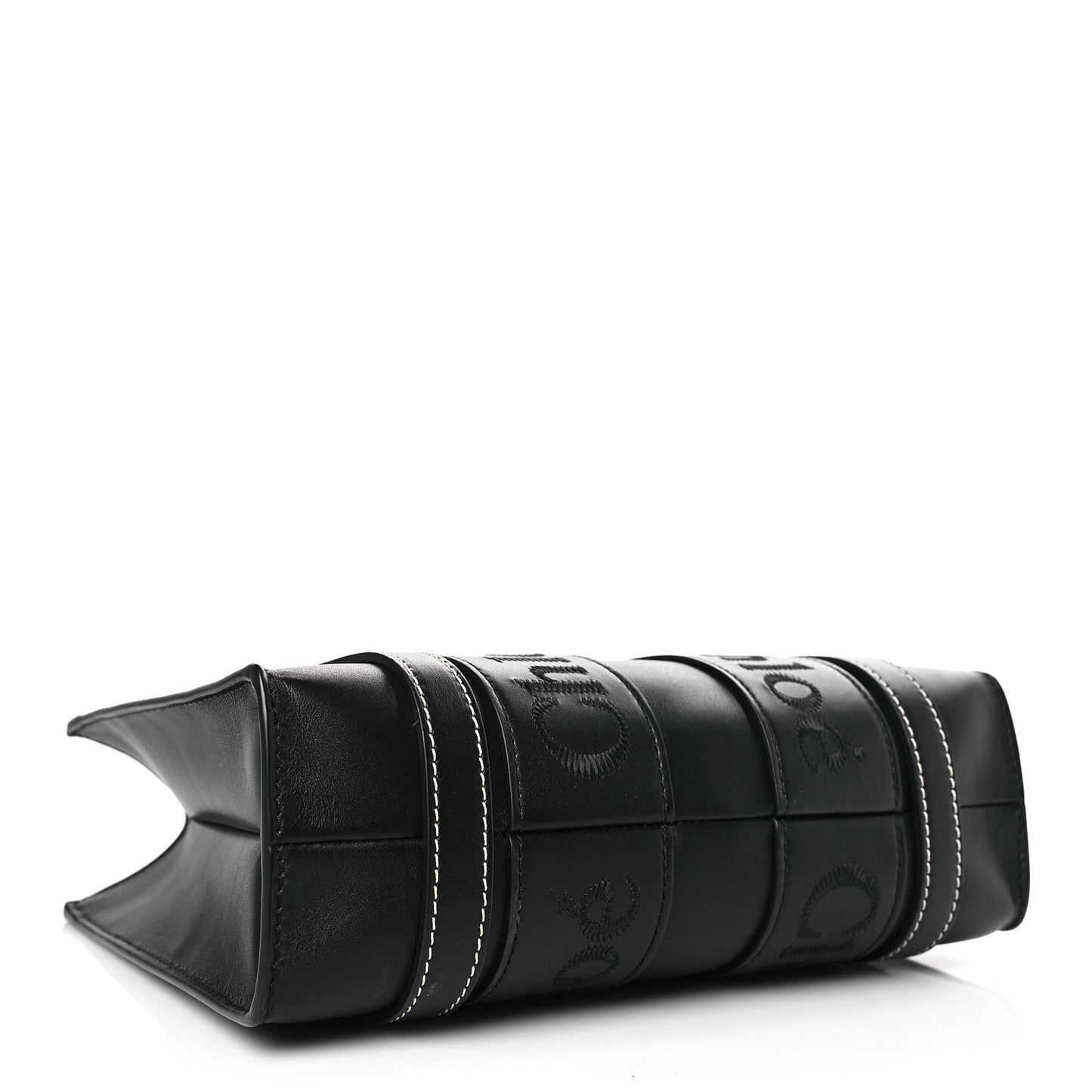 Calfskin Small Woody Tote Black