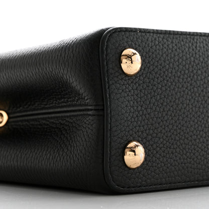Louis Vuitton Taurillon Capucines BB Black 9 of 10