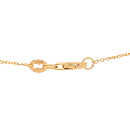 Roberto Coin 18K Yellow Gold Diamond Tiny Treasures Lock Pendant Necklace 4 of 4