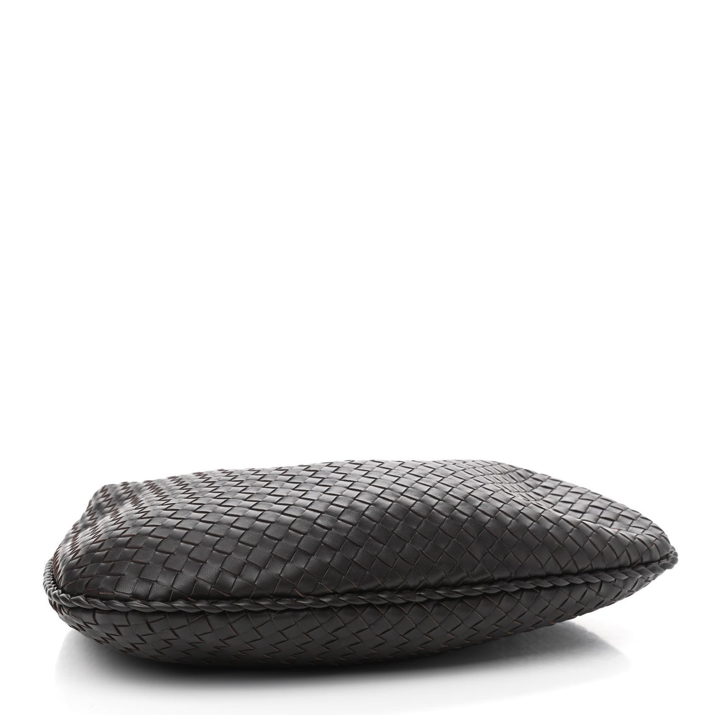 Nappa Intrecciato Medium Veneta Hobo Ebano