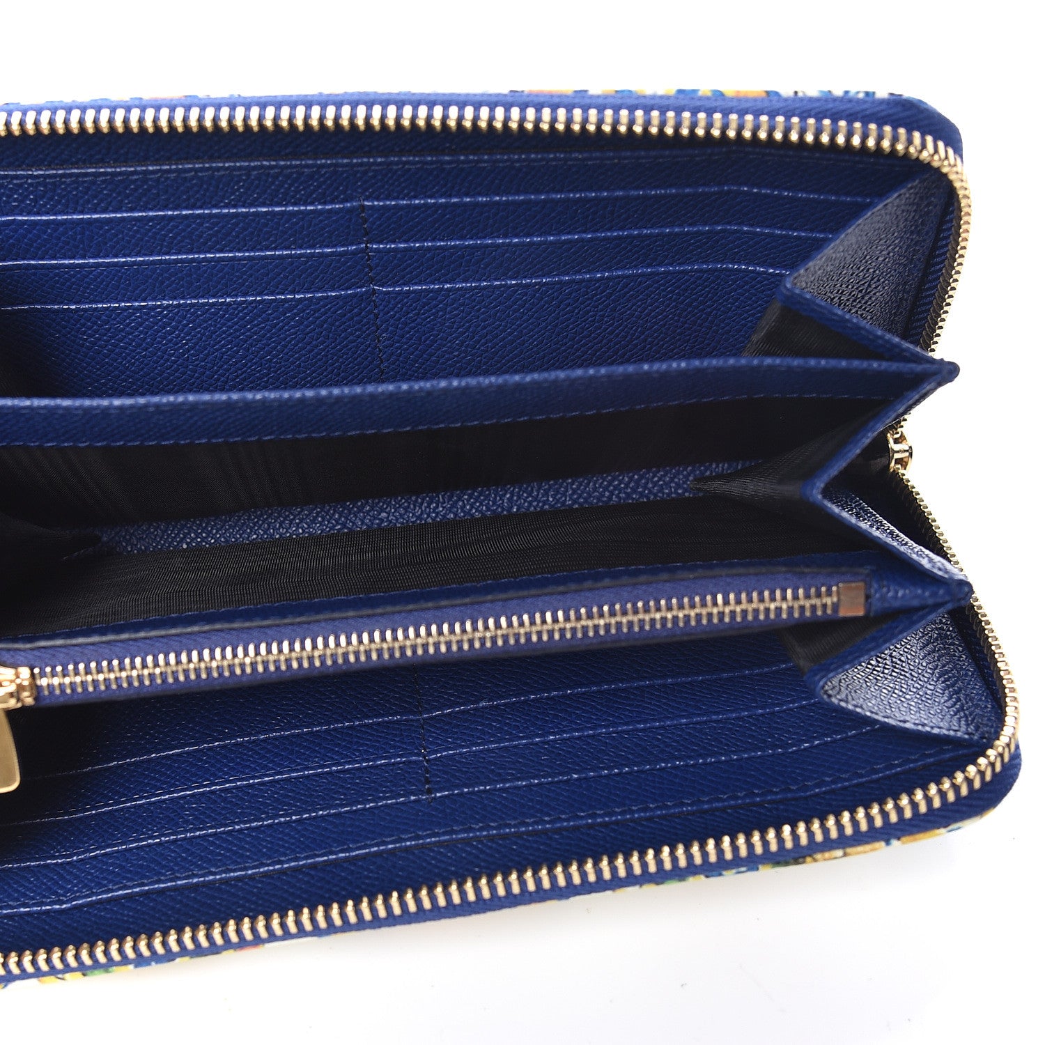 Dolce & Gabbana Dauphine Majolica Printed Zip Around Wallet Multicolor 5 of 7