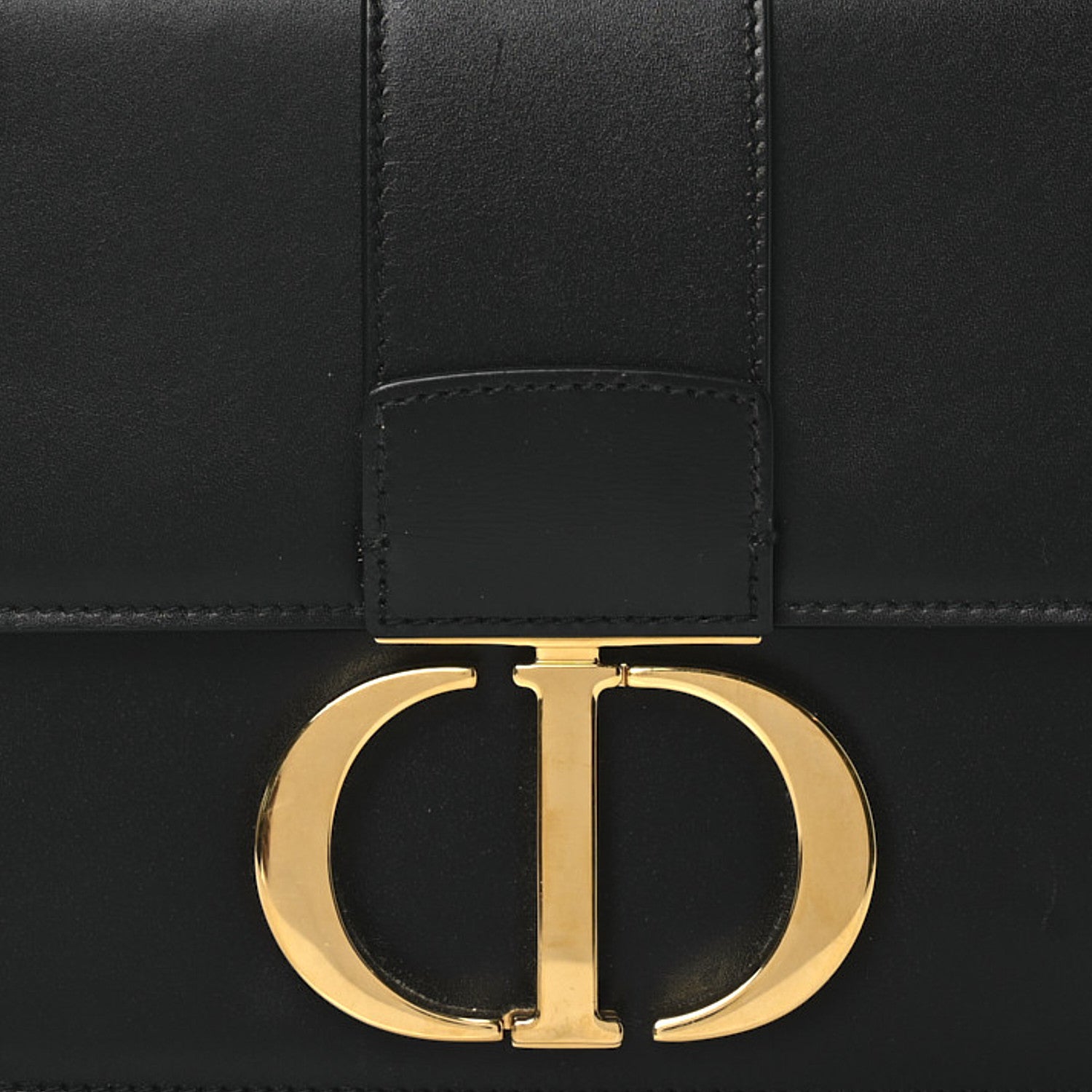 Christian Dior Box Calfskin 30 Montaigne Flap Bag Black 7 of 13