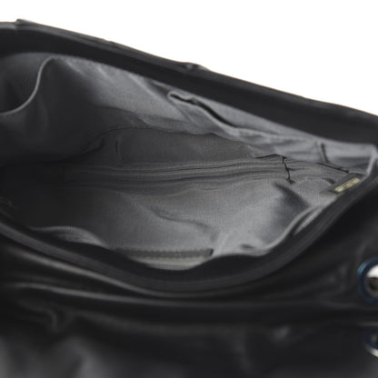 Chanel Calfskin Coco Pleats Messenger Flap Black 5 of 11
