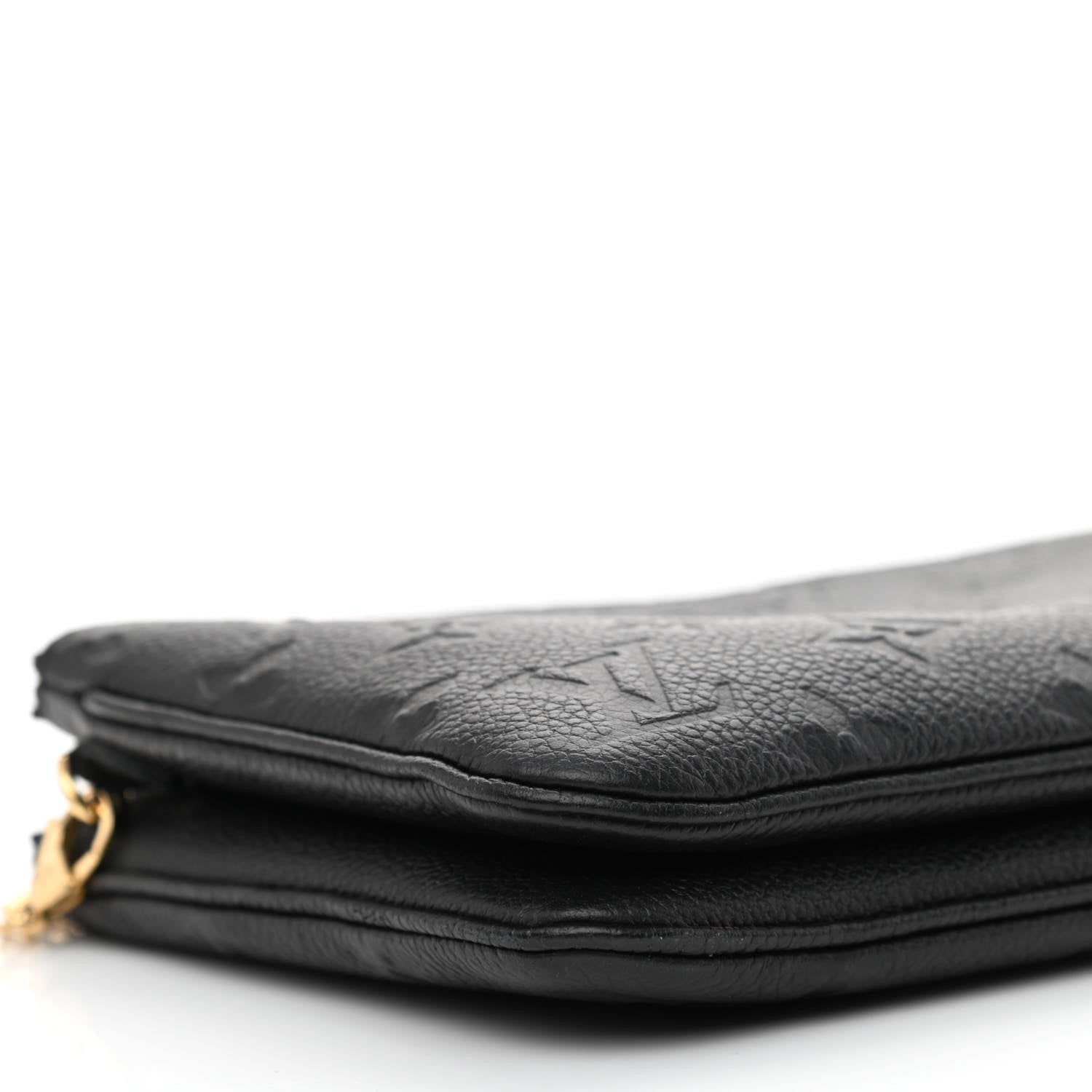 Louis Vuitton Empreinte Double Zip Pochette Black 9 of 11