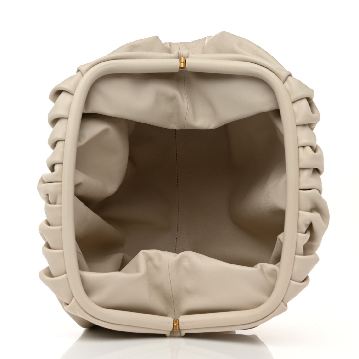 Bottega Veneta Smooth Butter Calf The Pouch Oversized Clutch Plaster 5 of 9