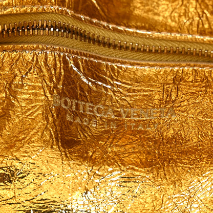 Bottega Veneta Mirror Lambskin Maxi Intreccio Padded Cassette Crossbody Bag Gold 6 of 10
