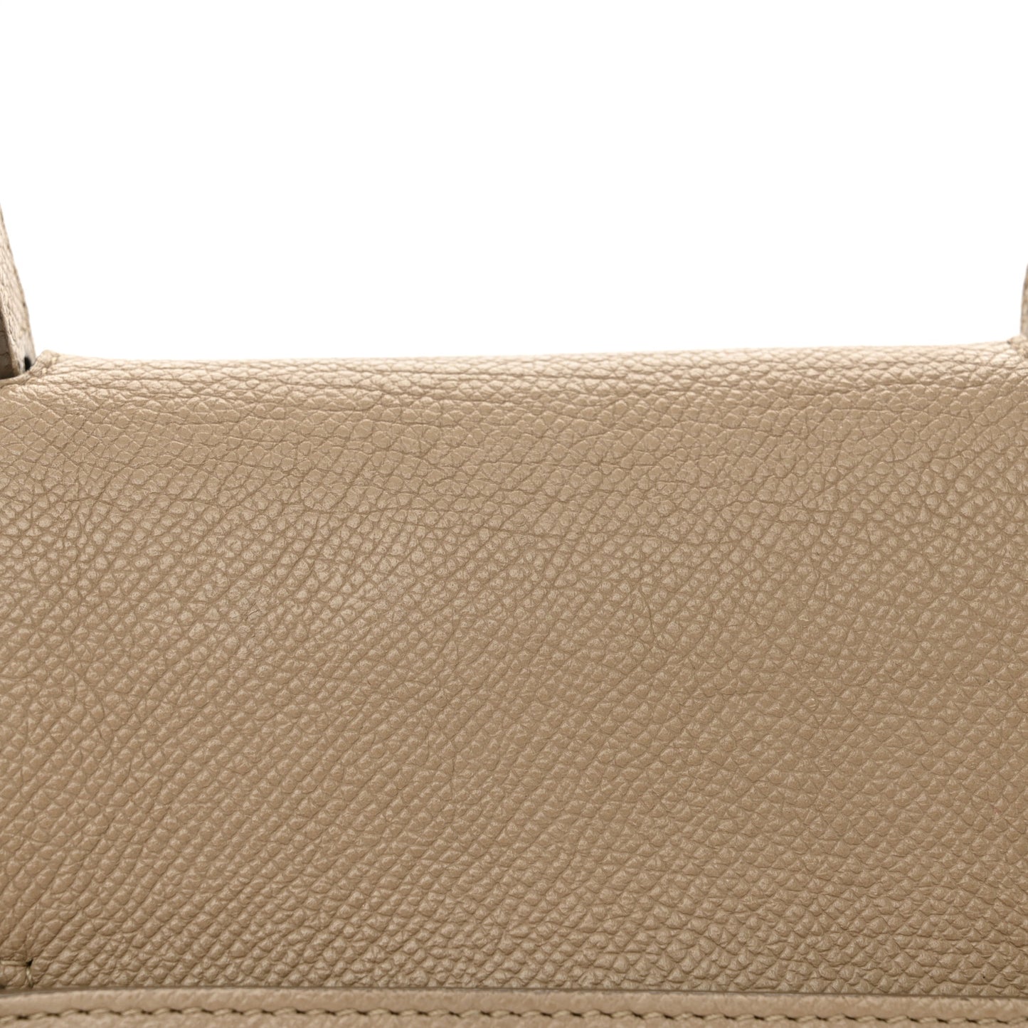 Grained Calfskin Nano Belt Bag Light Taupe