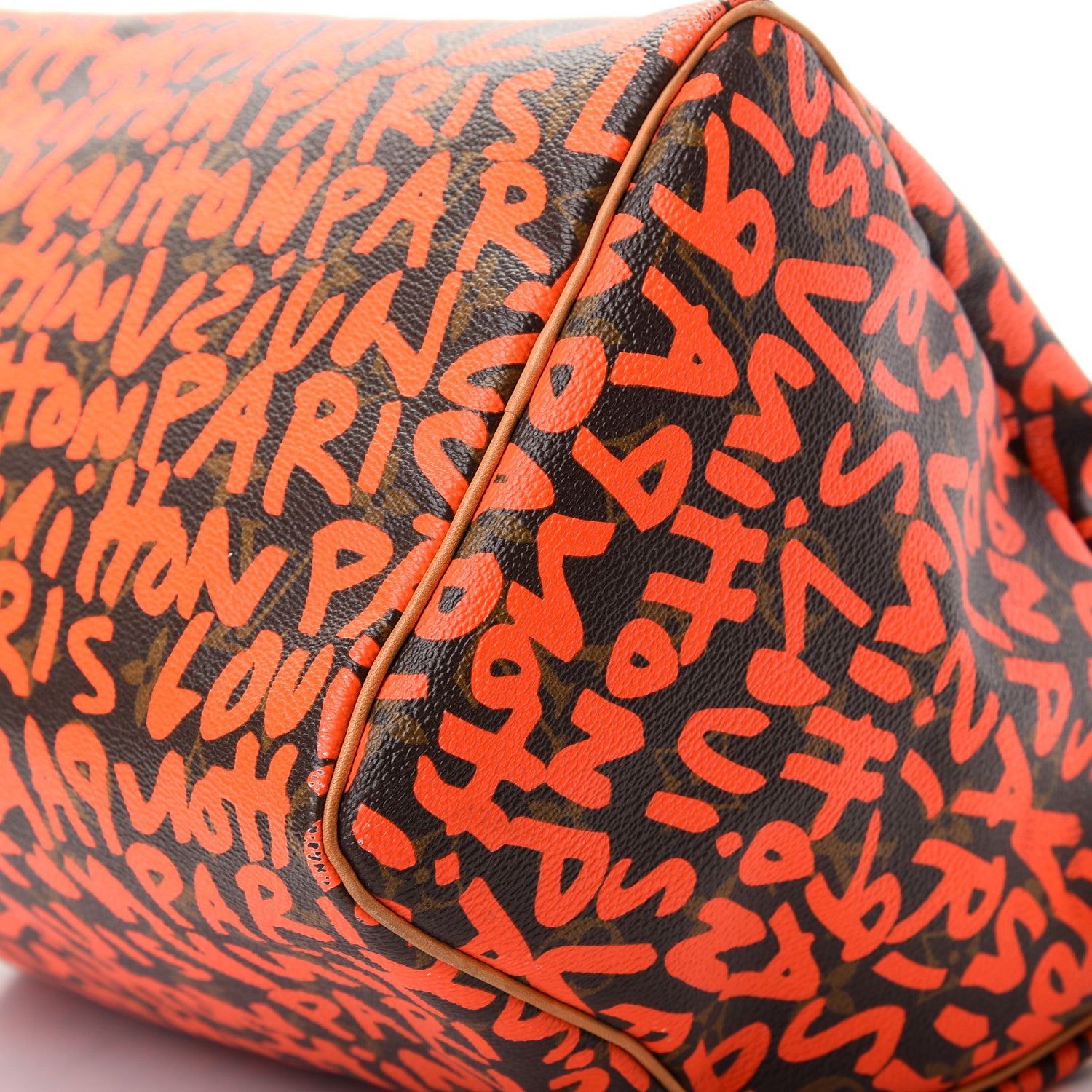 Louis Vuitton Monogram Graffiti Speedy 30 Orange 7 of 14