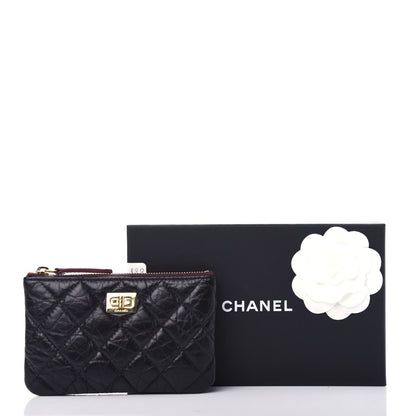 Chanel Aged Calfskin Quilted Small Reissue Cosmetic Case Black 8 of 8