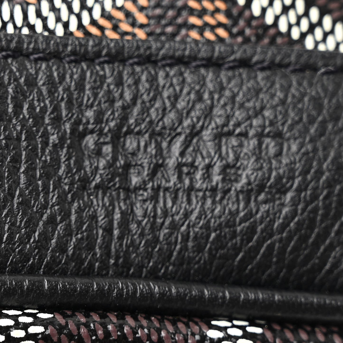 Goyardine Petit Flot Bucket Bag PM  Black