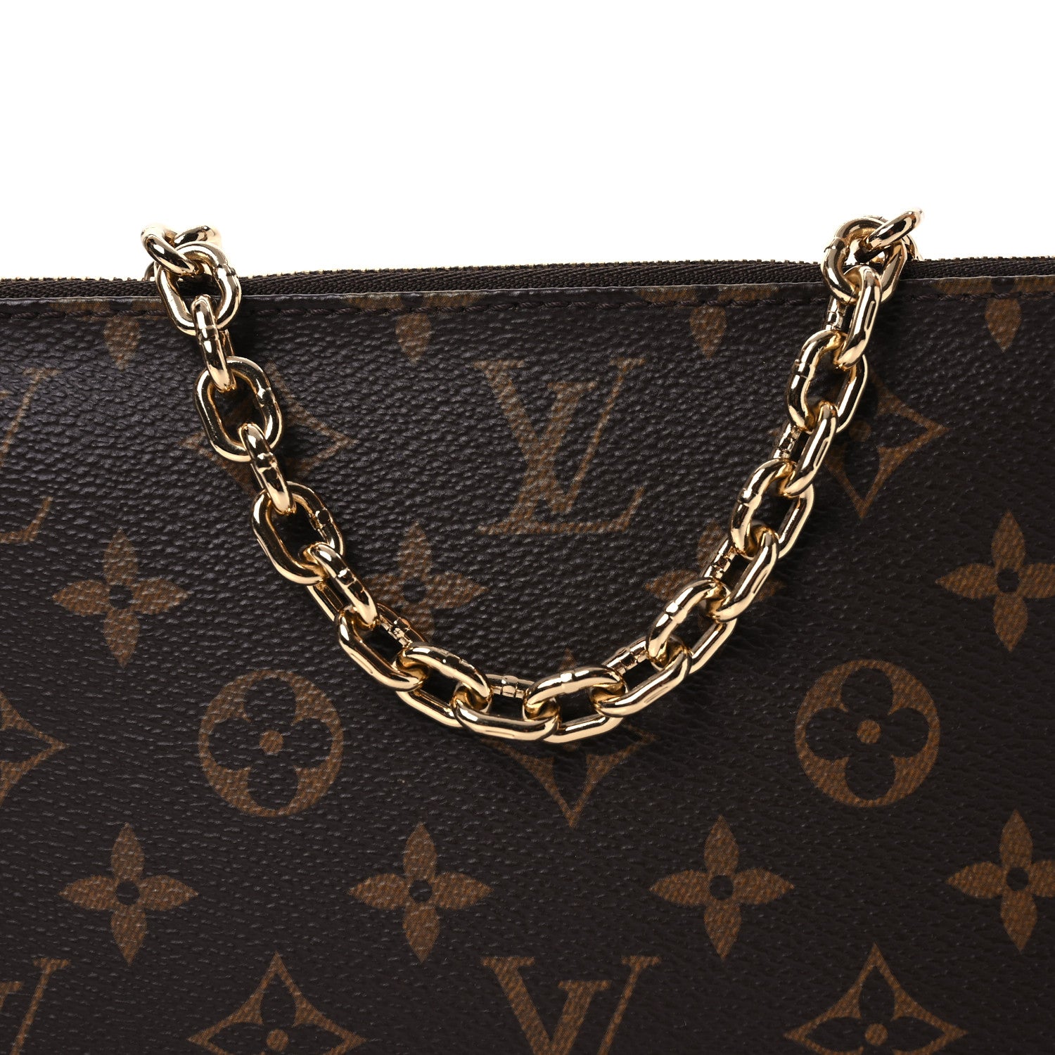 Louis Vuitton Monogram Chain Pochette Accessories 7 of 9