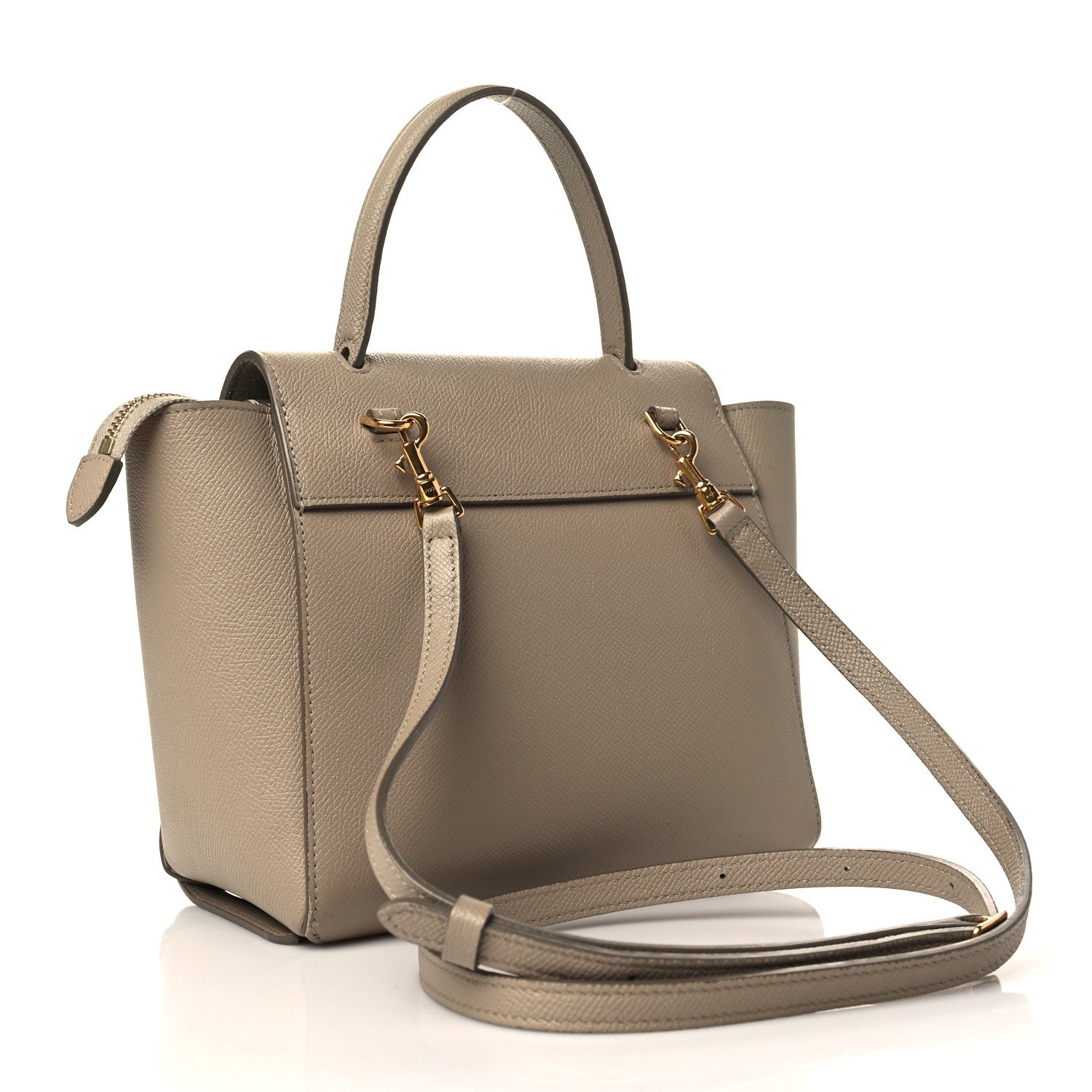 Celine Grained Calfskin Nano Belt Bag Light Taupe 2 of 6