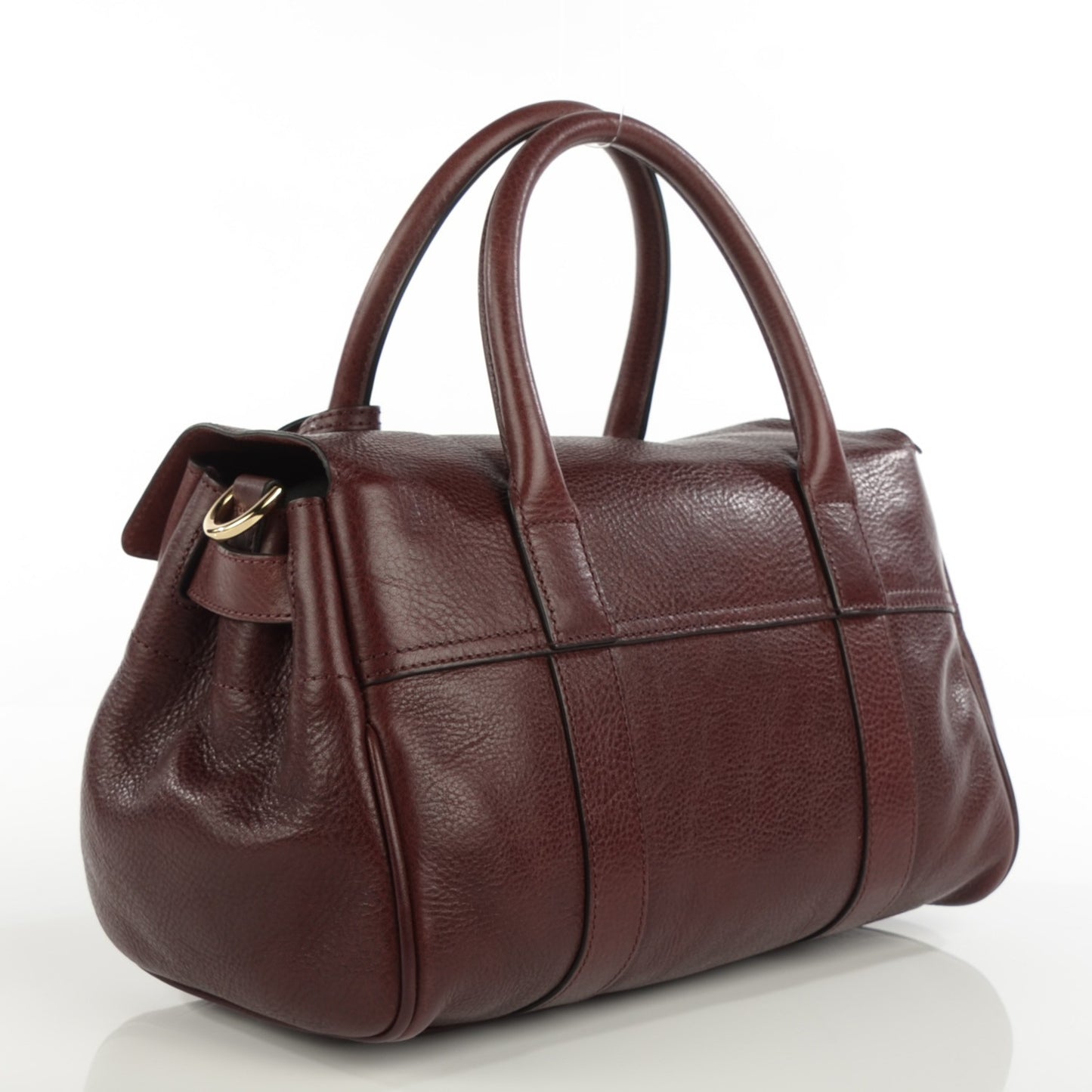 Natural Leather Small Bayswater Oxblood
