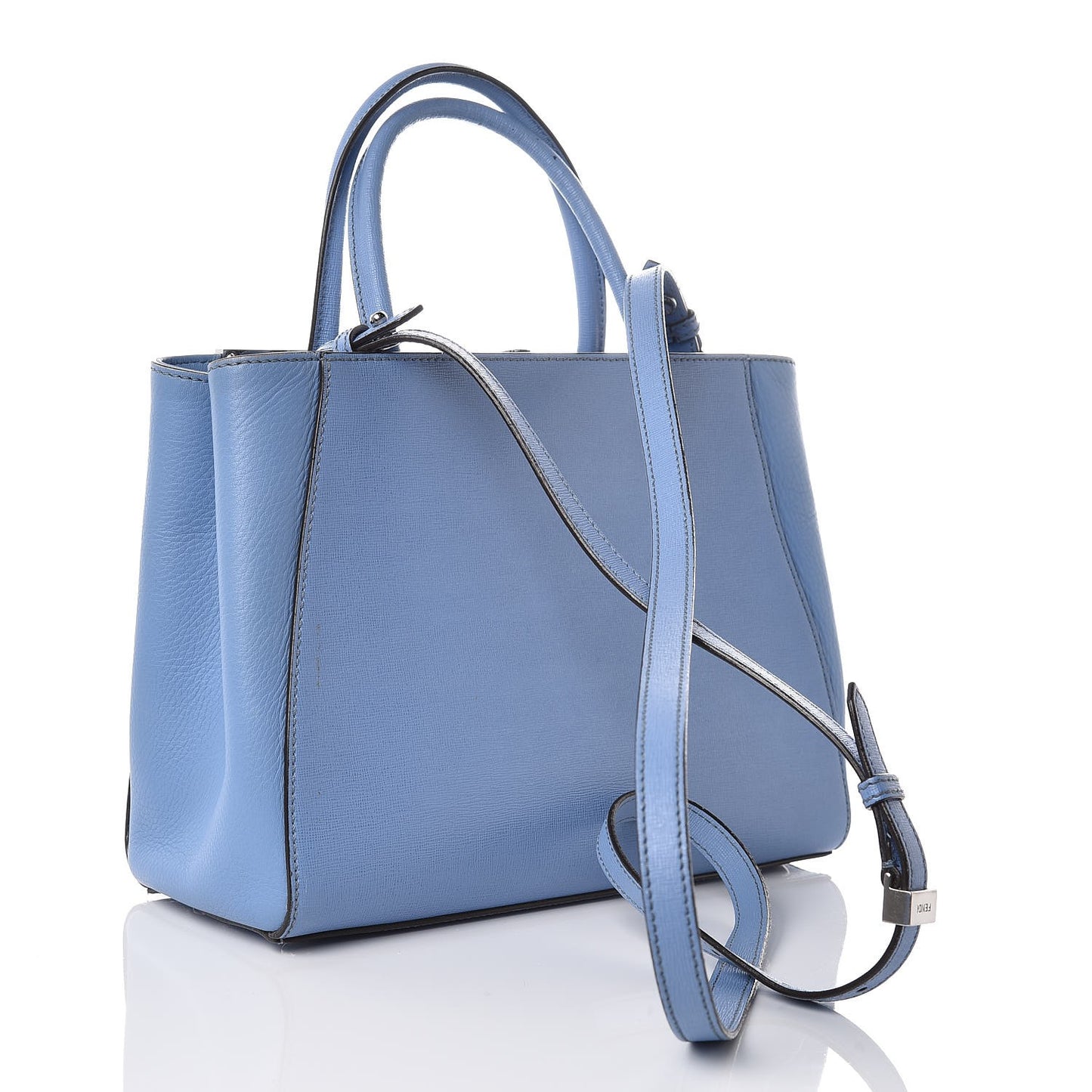 Vitello Elite Flamingo Petite 2Jours Tote Azzurro Nebula