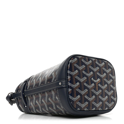 Goyard Goyardine Petit Flot Mini Bucket Bag Navy Blue 4 of 10